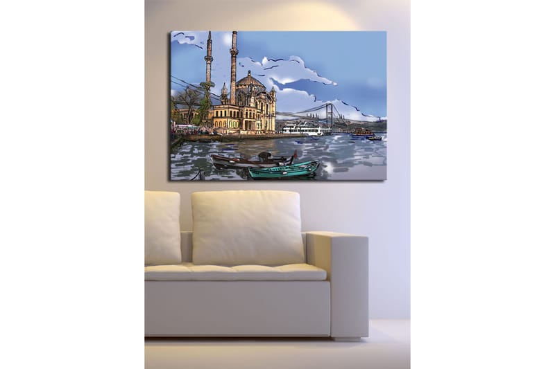 Dekorativ Canvastavla 70x100 cm - Flerfärgad - Inredning - Tavlor & posters - Canvastavla