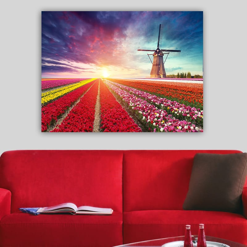 Dekorativ Canvastavla 70x100 cm - Flerfärgad - Inredning - Tavlor & posters - Canvastavla