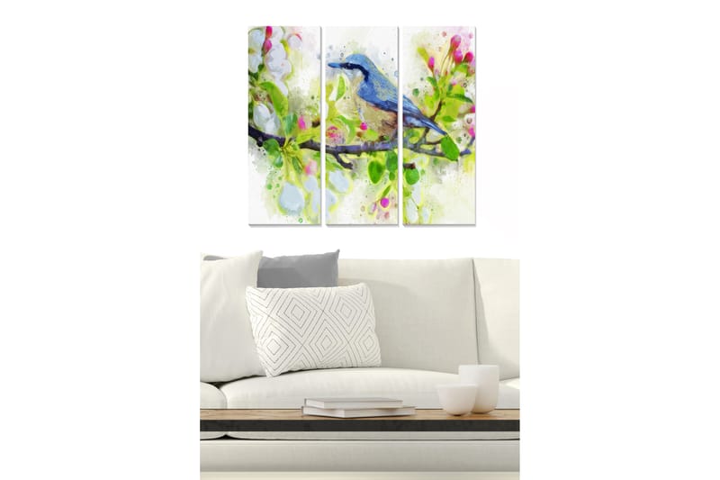 Tavla Animal 3-Pack Flerfärgad 20X50 - 20x50 cm - Inredning - Tavlor & posters - Canvastavla