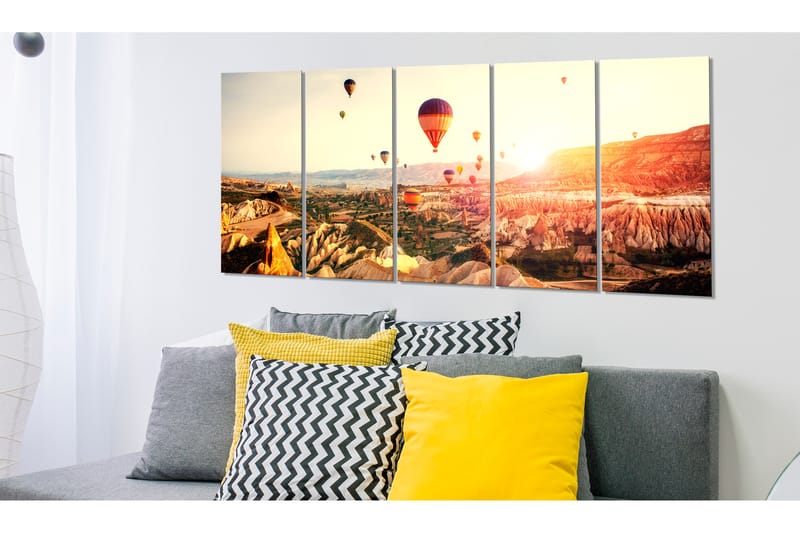 Tavla Balloon Rides 225x90 - Artgeist sp. z o. o. - Inredning - Tavlor & posters - Canvastavla