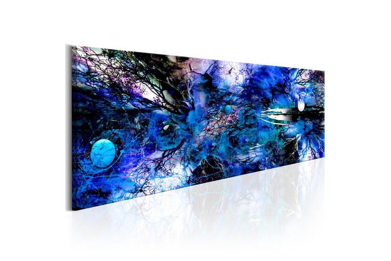 Tavla Blue Artistic Chaos 150x50 - Artgeist sp. z o. o. - Inredning - Tavlor & posters - Canvastavla