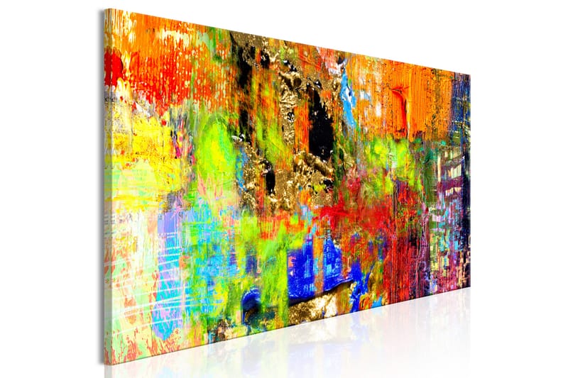 Tavla Colourful Abstraction (1 Part) Narrow 150x50 - Artgeist sp. z o. o. - Inredning - Tavlor & posters - Canvastavla