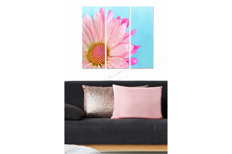 Tavla Floral 3-Pack Flerfärgad 20X50 Cm - 20x50 cm - Inredning - Tavlor & posters - Canvastavla