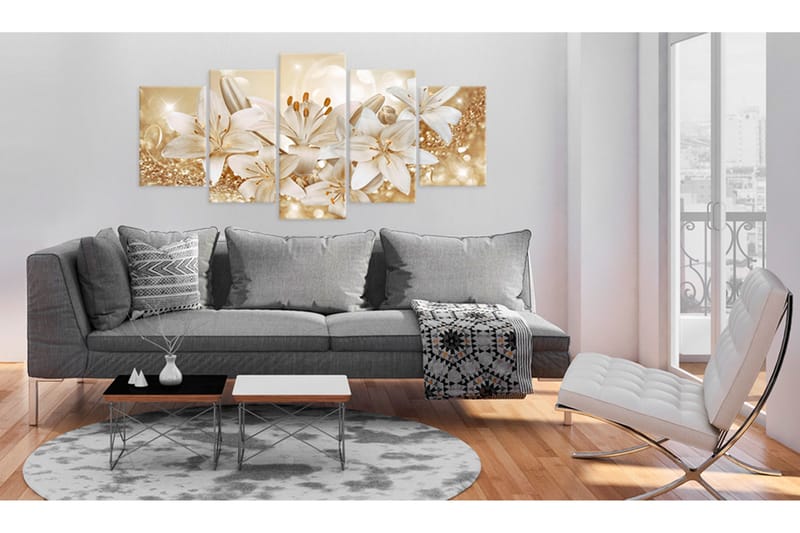 Tavla Golden Bouquet 100x50 - Artgeist sp. z o. o. - Inredning - Tavlor & posters - Canvastavla