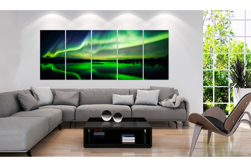 Tavla Green Sky 200x80 - Artgeist sp. z o. o. - Inredning - Tavlor & posters - Canvastavla