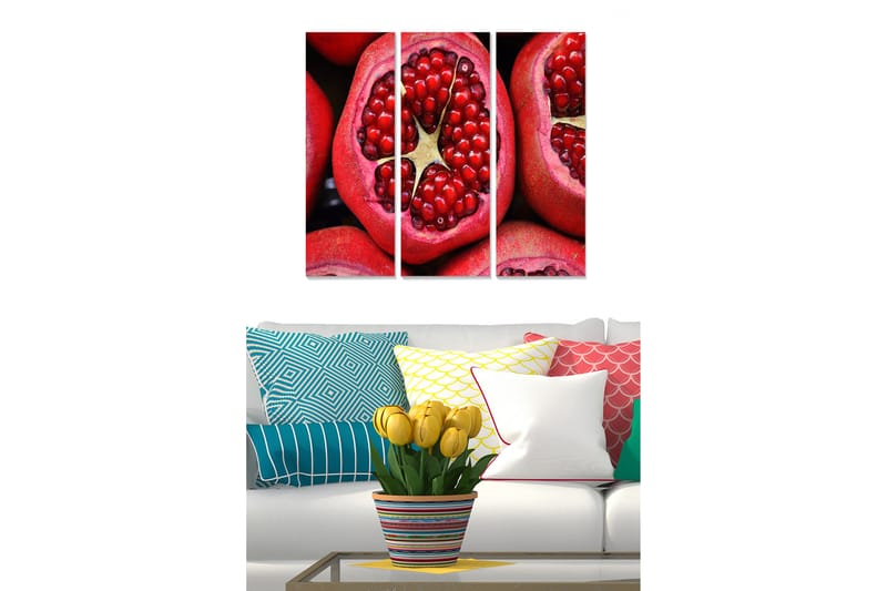 Tavla Kitchen 3-Pack Flerfärgad 20X50 - 20x50 cm - Inredning - Tavlor & posters - Canvastavla