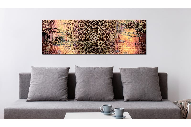 Tavla Mandala Sunny Poetry 150x50 - Artgeist sp. z o. o. - Inredning - Tavlor & posters - Canvastavla