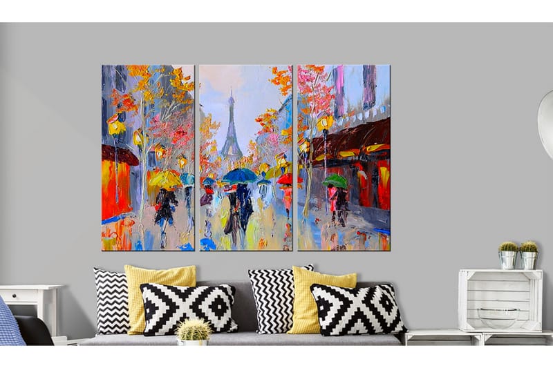 Tavla Rainy Paris 120x80 - Artgeist sp. z o. o. - Inredning - Tavlor & posters - Canvastavla