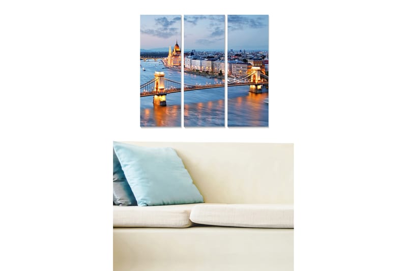 Tavla Scenic 3-Pack Flerfärgad 20X50 - 20x50 cm - Inredning - Tavlor & posters - Canvastavla