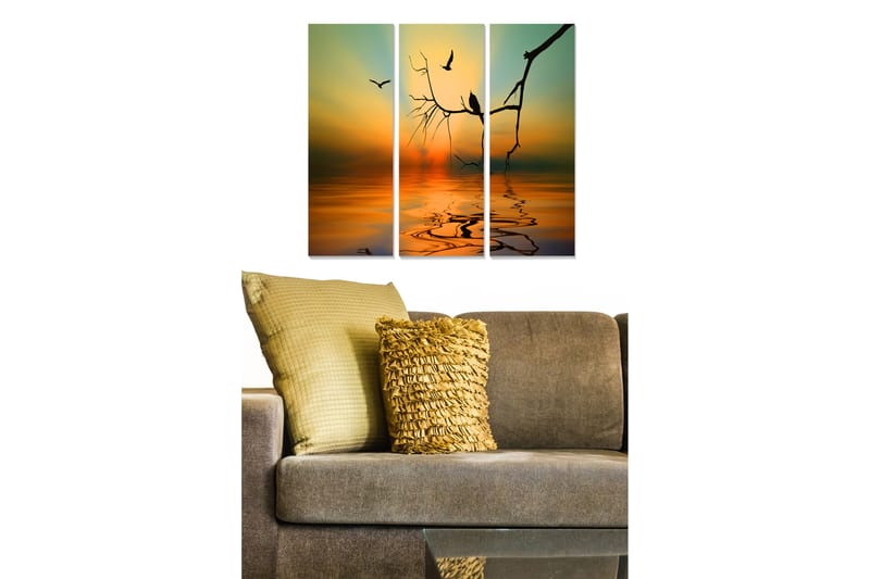 Tavla Scenic 3-Pack Flerfärgad 20X50 - 20x50 cm - Inredning - Tavlor & posters - Canvastavla