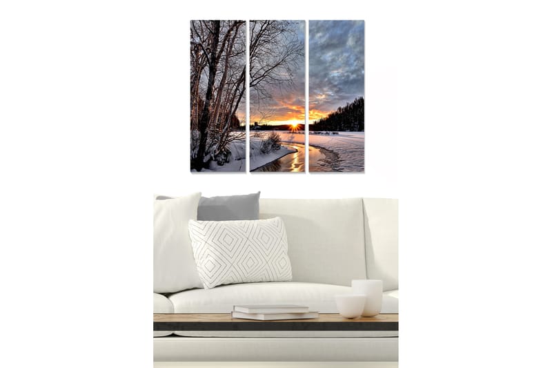 Tavla Scenic 3-Pack Flerfärgad 20X50 - 20x50 cm - Inredning - Tavlor & posters - Canvastavla