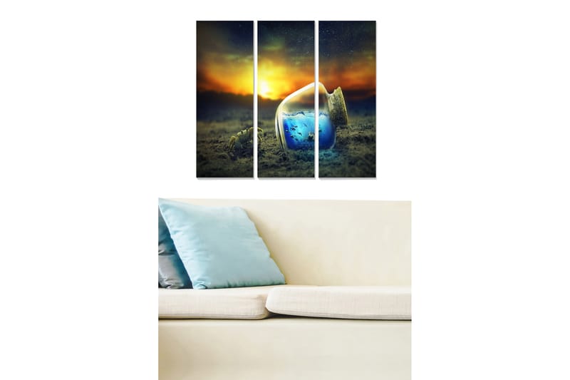 Tavla Scenic 3-Pack Flerfärgad 20X50 - 20x50 cm - Inredning - Tavlor & posters - Canvastavla