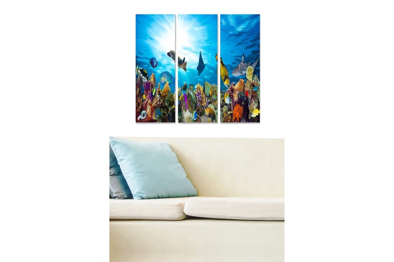 Tavla Scenic 3-Pack Flerfärgad 20X50 - 20x50 cm - Inredning - Tavlor & posters - Canvastavla