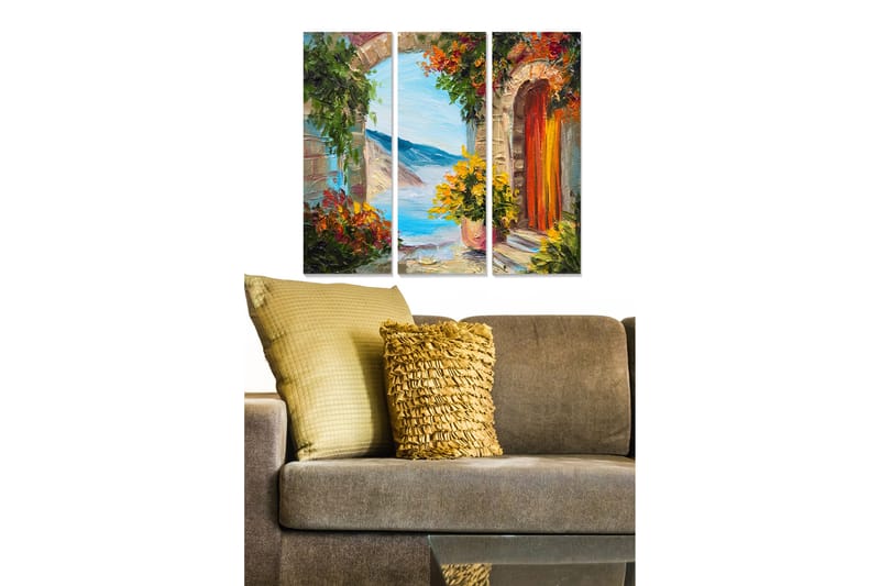 Tavla Scenic 3-Pack Flerfärgad 20X50 - 20x50 cm - Inredning - Tavlor & posters - Canvastavla