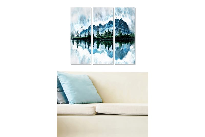 Tavla Scenic 3-Pack Flerfärgad 20X50 - 20x50 cm - Inredning - Tavlor & posters - Canvastavla