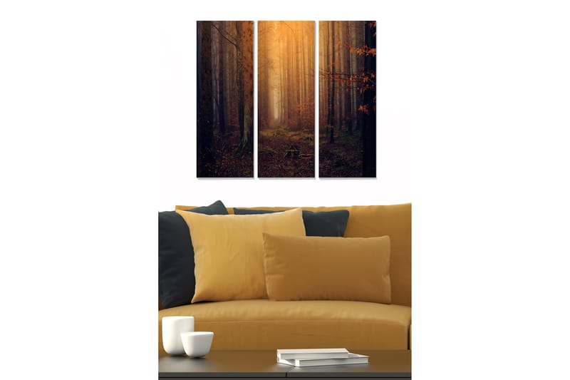 Tavla Scenic 3-Pack Flerfärgad 20X50 - 20x50 cm - Inredning - Tavlor & posters - Canvastavla