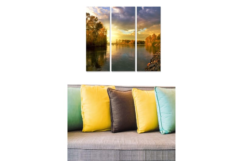 Tavla Scenic 3-Pack Flerfärgad 20X50 - 20x50 cm - Inredning - Tavlor & posters - Canvastavla