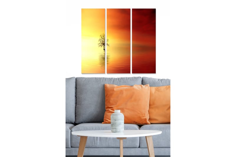 Tavla Scenic 3-Pack Flerfärgad 20X50 - 20x50 cm - Inredning - Tavlor & posters - Canvastavla