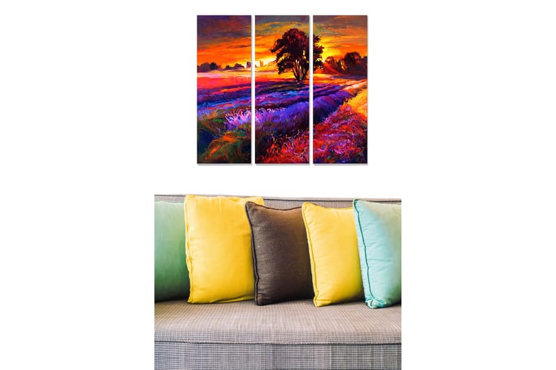 Tavla Scenic 3-Pack Flerfärgad 20X50 - 20x50 cm - Inredning - Tavlor & posters - Canvastavla