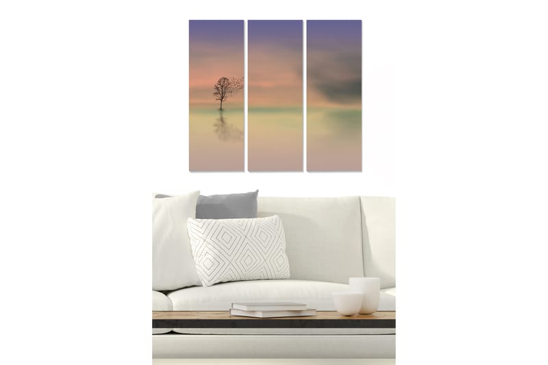 Tavla Scenic 3-Pack Flerfärgad 20X50 - 20x50 cm - Inredning - Tavlor & posters - Canvastavla