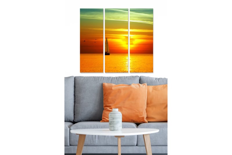 Tavla Scenic 3-Pack Flerfärgad 20X50 - 20x50 cm - Inredning - Tavlor & posters - Canvastavla