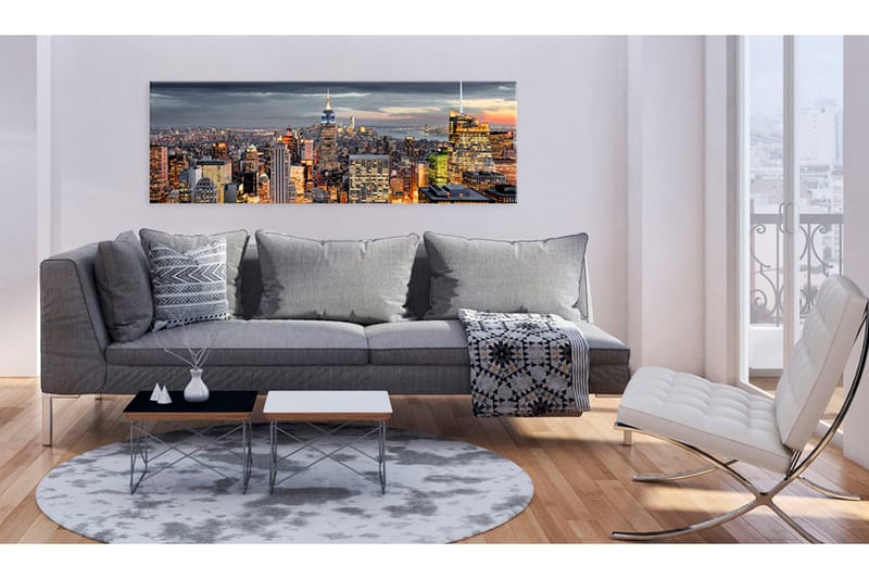 Tavla Sleepless in the City 120x40 - Artgeist sp. z o. o. - Inredning - Tavlor & posters - Canvastavla