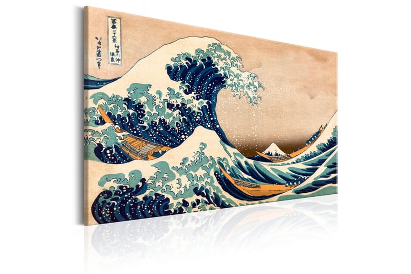 Tavla The Great Wave off Kanagawa (Reproduction) 120x80 - Artgeist sp. z o. o. - Inredning - Tavlor & posters - Canvastavla