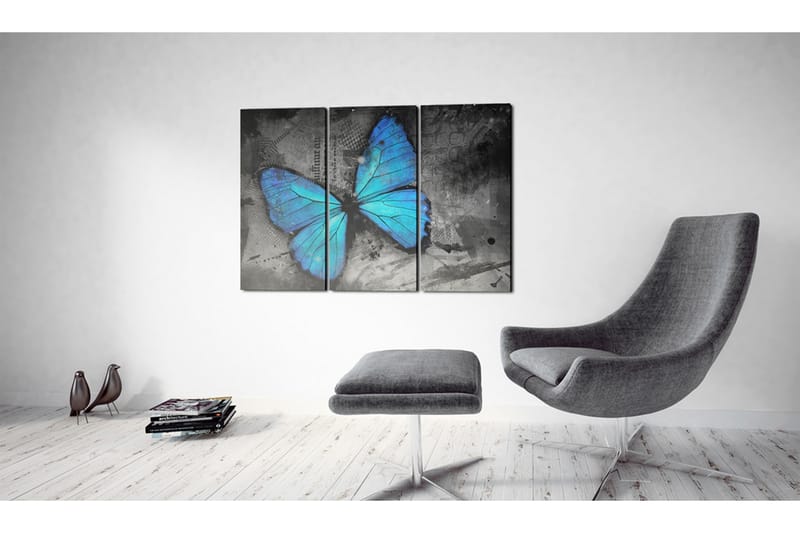 Tavla The Study Of Butterfly Triptych 120x80 - Artgeist sp. z o. o. - Inredning - Tavlor & posters - Canvastavla