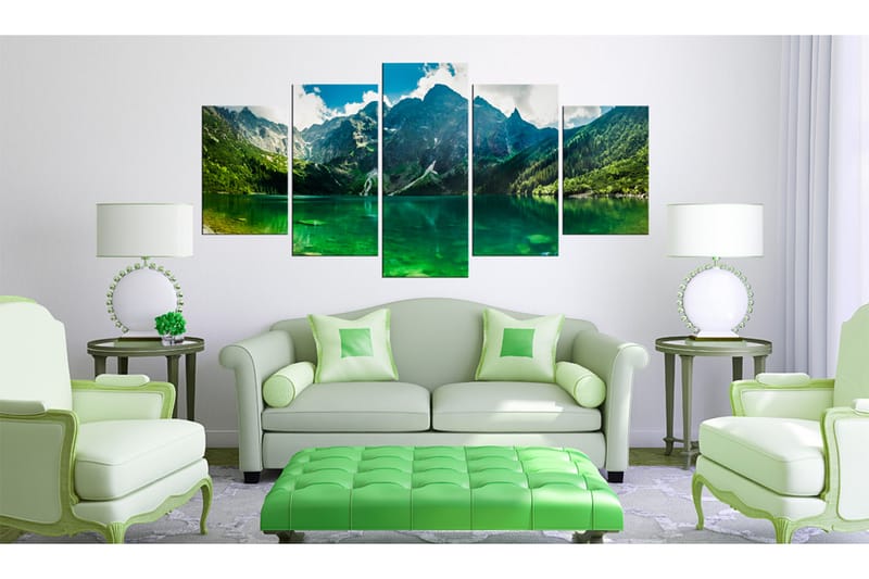 Tavla Tranquility In The Mountains 200x100 - Artgeist sp. z o. o. - Inredning - Tavlor & posters - Canvastavla