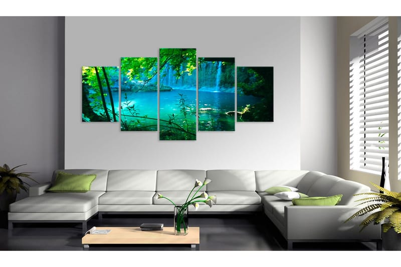 Tavla Turquoise Seclusion 100x50 - Artgeist sp. z o. o. - Inredning - Tavlor & posters - Canvastavla