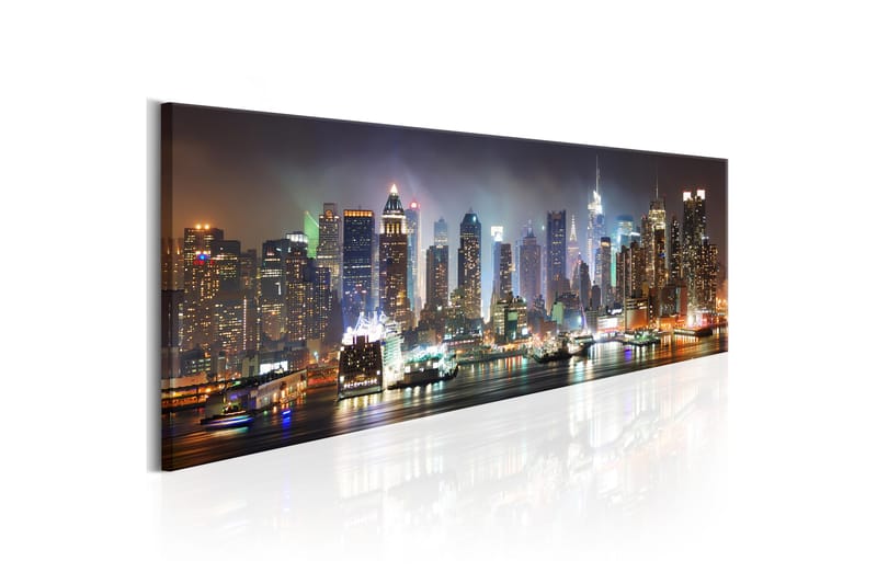 Tavla White Reflections In New York 120x40 - Artgeist sp. z o. o. - Inredning - Tavlor & posters - Canvastavla