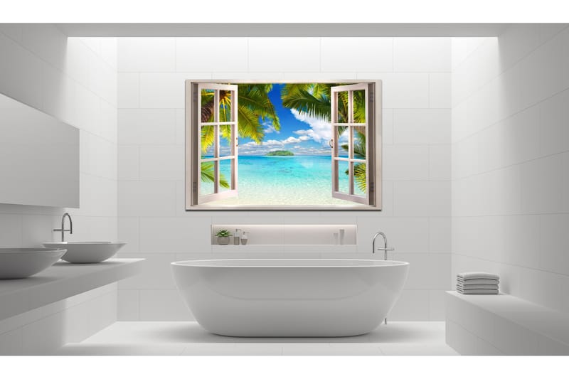 Tavla Window: Sea View 90x60 - Artgeist sp. z o. o. - Inredning - Tavlor & posters - Canvastavla