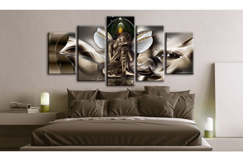 Tavla Winged Buddha 200x100 - Artgeist sp. z o. o. - Inredning - Tavlor & posters - Canvastavla