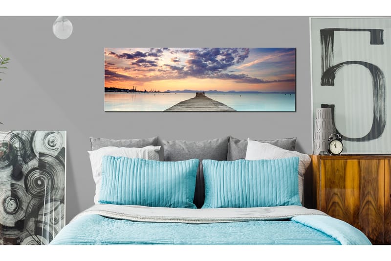 Tavla Pier On The Caribbean 120x40 - Artgeist sp. z o. o. - Inredning - Tavlor & posters - Canvastavla