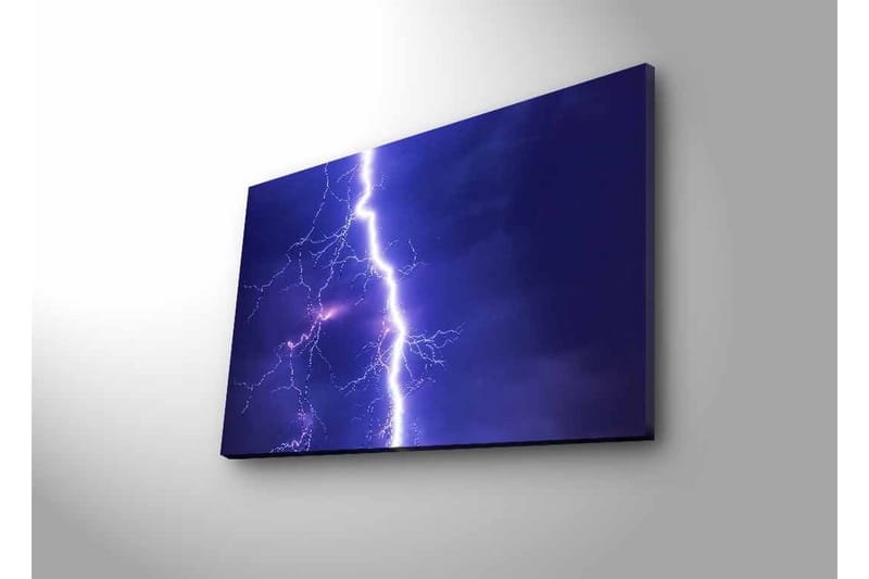 Väggdekor LED-belysning Canvas Målning - Inredning - Tavlor & posters - Canvastavla