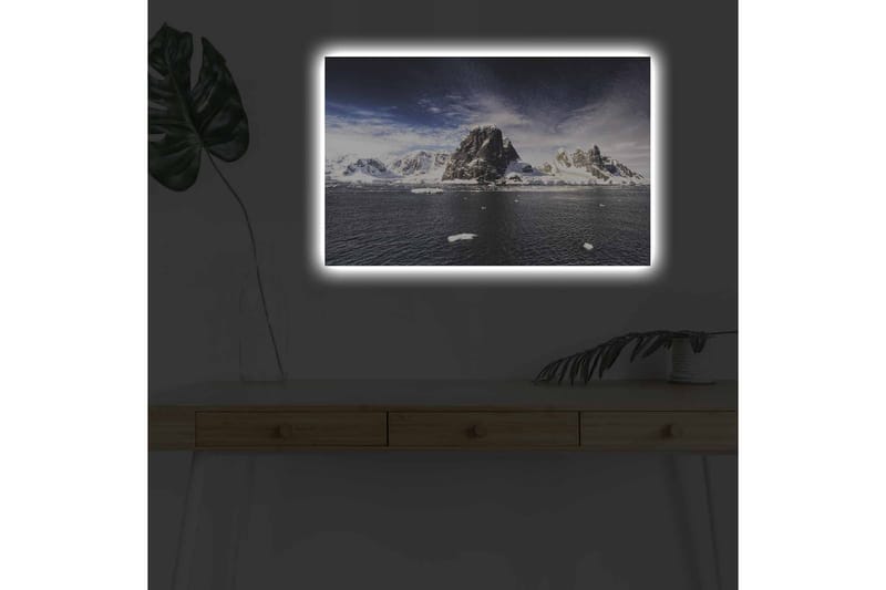 Väggdekor LED-belysning Canvas Målning - Inredning - Tavlor & posters - Canvastavla