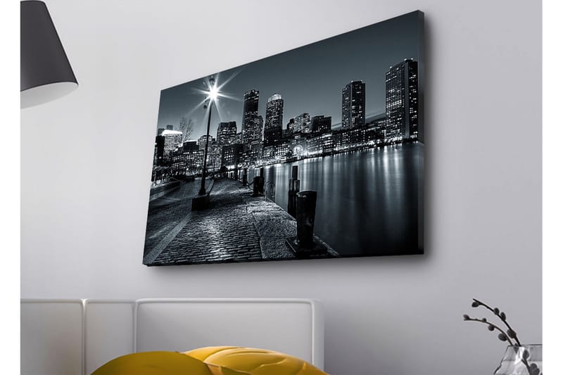 Väggdekor LED-belysning Canvas Målning - Inredning - Tavlor & posters - Canvastavla