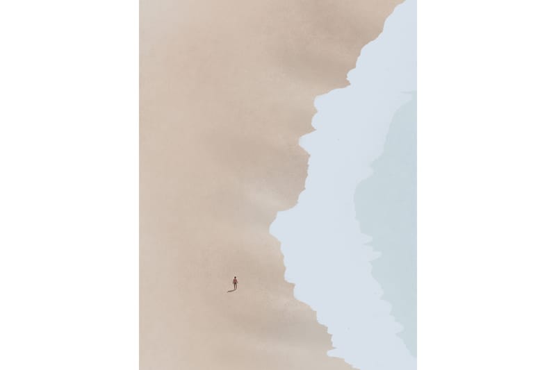 Poster Beach 30x40 cm - Beige - Inredning - Tavlor & posters - Posters & prints