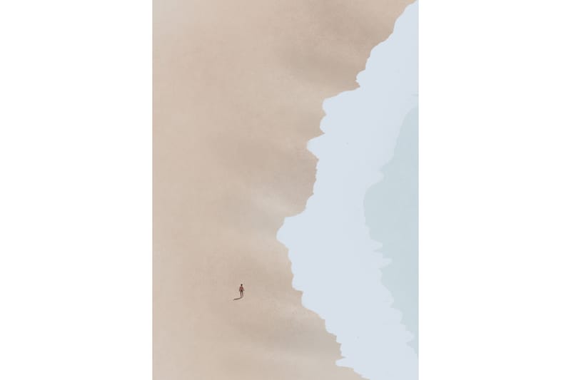 Poster Beach 70x100 cm - Beige - Inredning - Tavlor & posters - Posters & prints