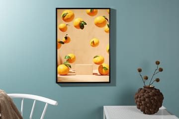 Poster Lemons 21x30 cm - Beige - Inredning - Tavlor & posters - Posters & prints