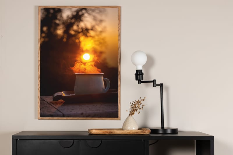 Poster Morning coffee 21x30 cm - Orange/Svart - Inredning - Tavlor & posters - Posters & prints