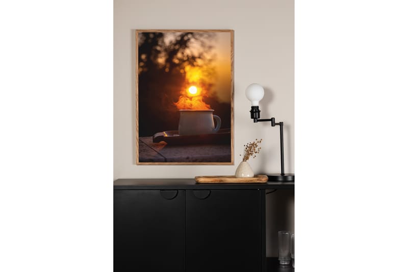 Poster Morning coffee 21x30 cm - Orange/Svart - Inredning - Tavlor & posters - Posters & prints