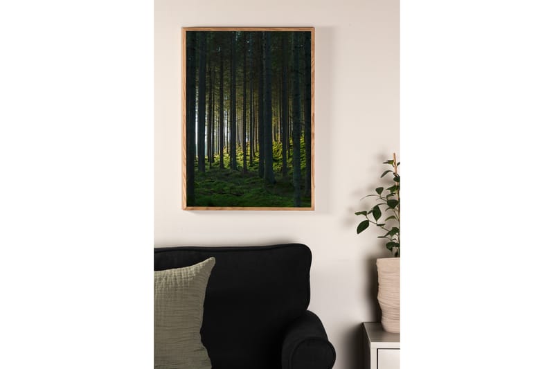 Poster Woods 30x40 cm - Svart/Grön - Inredning - Tavlor & posters - Posters & prints