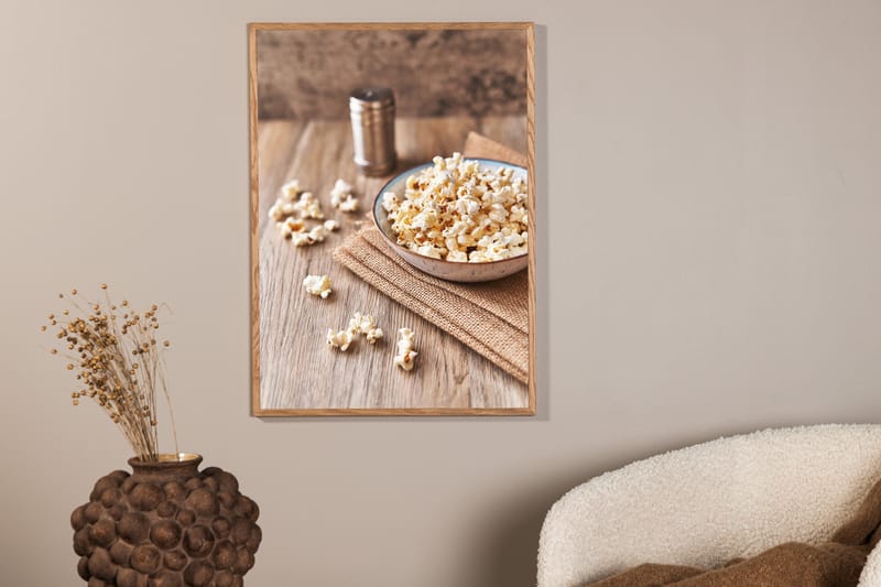 Poster Popcorn 50x70 cm - Beige - Inredning - Tavlor & posters - Posters & prints