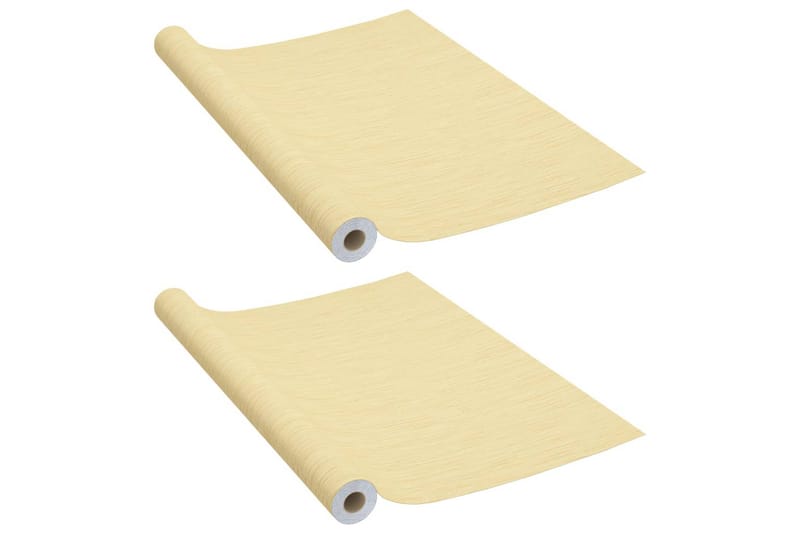 Dekorplast 2 st japansk ek 500x90 cm PVC - Beige - Inredning - Väggdekor - Dekorplast & kakeldekor