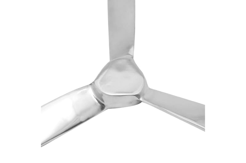 Väggmonterad propeller aluminium silver 70 cm - Silver - Inredning - Väggdekor