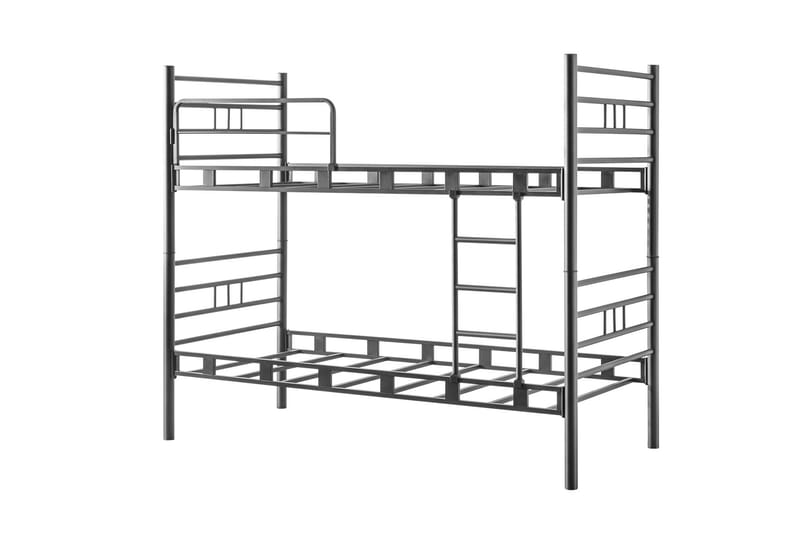 Våningssäng Två Liggplatser Muskan 90 cm - Svart - Möbler - Barnmöbler - Barnsäng & juniorsäng - Våningssäng barn