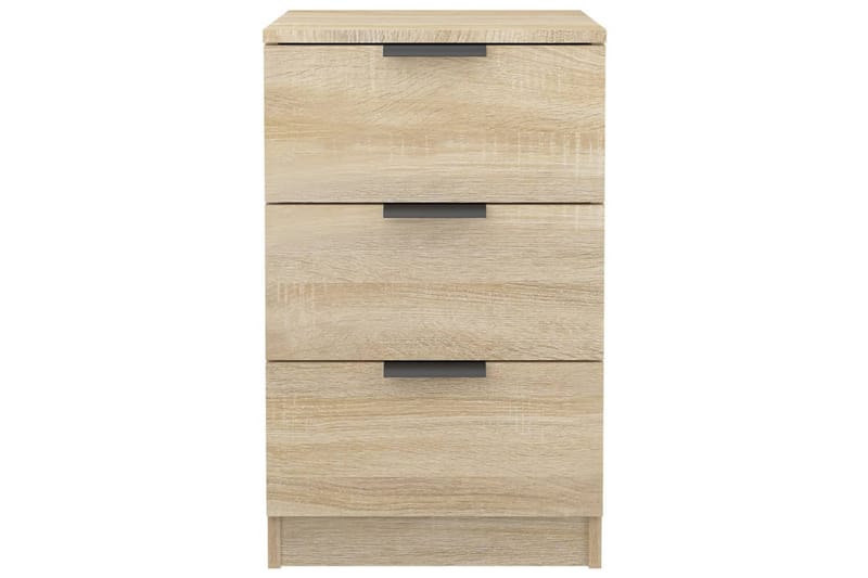 beBasic Sängbord sonoma-ek 40x36x65 cm - Brown - Möbler - Bord & matgrupp - Avlastningsbord & sidobord - Sängbord & nattduksbord