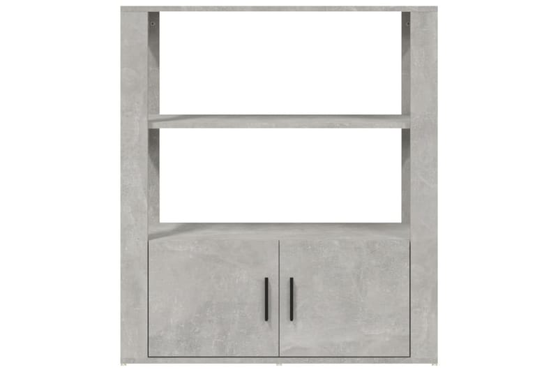beBasic Skåp betonggrå 80x30x90 cm konstruerat trä - Grey - Lampbord & sidobord - Brickbord & småbord