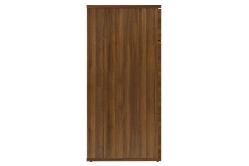 beBasic Skåp brun ek 80x36x75 cm konstruerat trä - Brown - Möbler - Bord & matgrupp - Avlastningsbord & sidobord - Brickbord & småbord